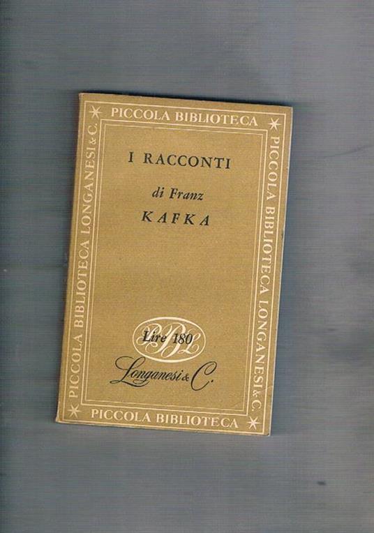 I racconti - Franz Kafka - copertina