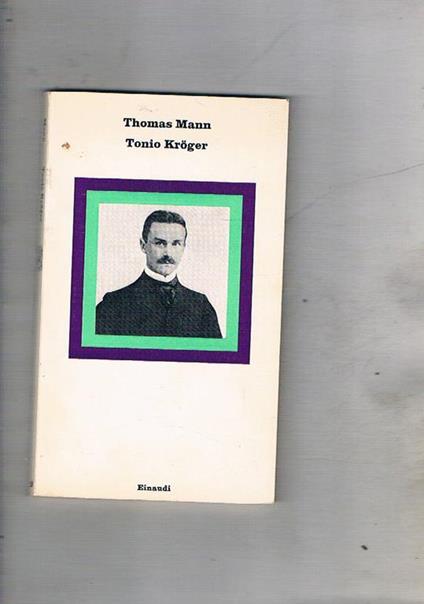 Tonio Kröger - Thomas Mann - copertina