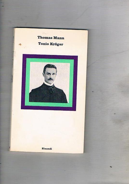 Tonio Kröger - Thomas Mann - copertina