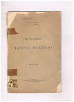 Se vi sono donne di genio. Estratto da Antropologia criminale