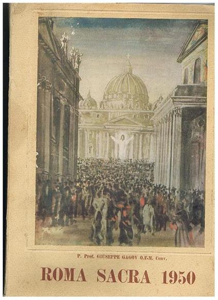 Roma sacra 1950 - Giuseppe Gagov - copertina