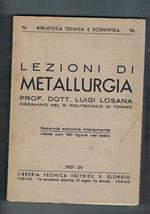 Lezione di Metallurgia. Seconda edizione interamente rifatta