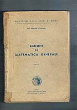 Lezioni di matematica. Testo universitario