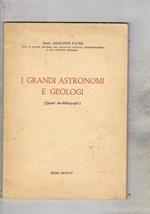 I grandi astronomi e geologi (spunti bio-bibliografici)