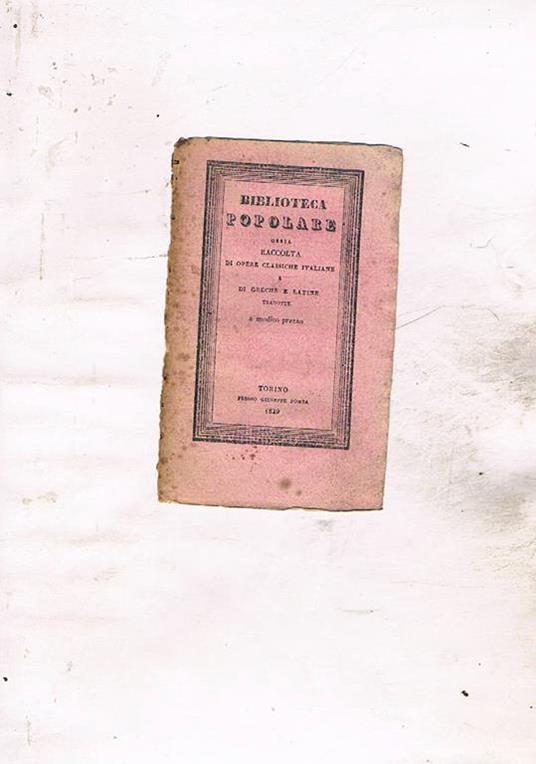 Trattato del governo della famiglia - Agnolo Pandolfini - copertina