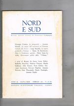 Nord e Sud rivista mensile. Dell'annata 1962 disponiamo dei mesi febbraio, marzo, luglio, agosto, settembre