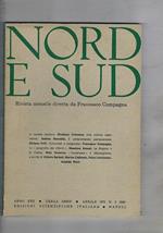 Nord e Sud rivista mensile. Disponiamo dal mese di aprile al mese di ottobre 1975