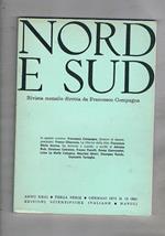 Nord e Sud rivista mensile. Disponiamo del mese di Gennaio del 1976