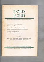 Nord e Sud rivista mensile. Disponiamo dell'anno 1960 dei mesi Giugno, Luglio, Agosto, Novembre