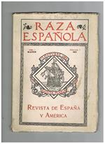 Raza espanola, revista de Espana y America. Anno I° n° 3 marzo 1919