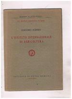 L' istituto internazionale di agricoltura