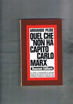 Quel che non ha capito Carlo Marx