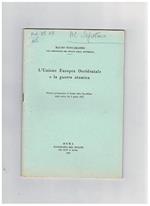 L' Unione Europea Occidentale e la guerra atomica. Discorso al senato del 9 marzo 1955