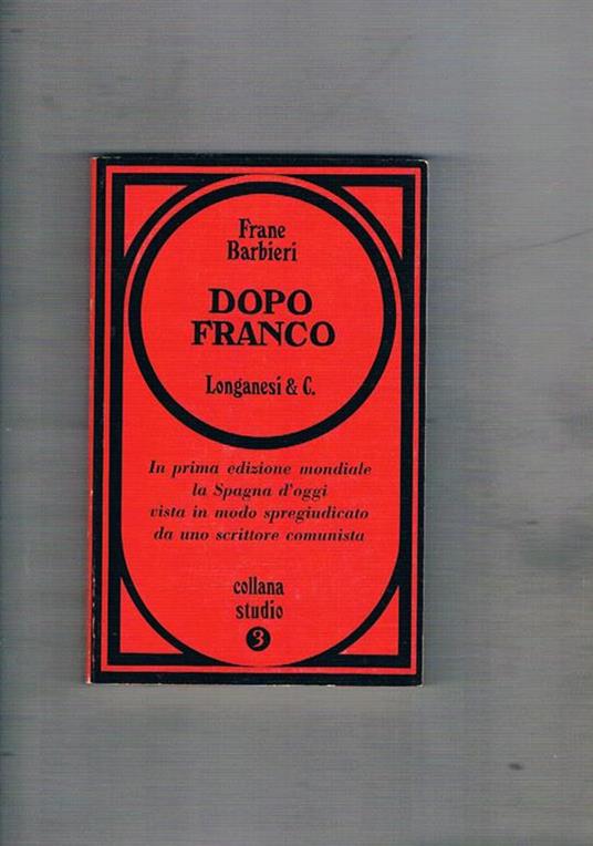 Dopo Franco - Frane Barbieri - copertina