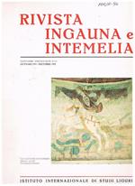 Rivista Ingauna e Intemelia anni 46°-47° genn. 1991- dic. 1992. Leges Domini Gabrielis Adurni e la difesa della Liguria nel secondo '300 ponti medievali nell'estremo ponente ligure la pergamena del comune di Ventimiglia la grotat degli inglesi e le anse a