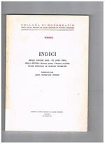 Indici delle annate XLIX-LX (1970-1981) della rivista studi trentini di scienze storiche (sezione prima e seconda)