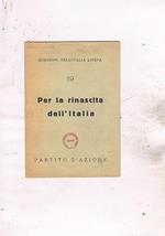 Per la rinascita dell'Italia