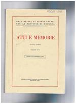 Atti e memorie. Deputazione di storia patria per le province di Romagna vol. XLIV anno accademico 1994. Dati sul livello del mare in età antica dal litorale adriatico emiliano-romagnolo e settentrionale san martino in gattara lo scavo del 1968 conversi e