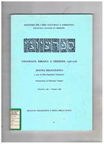 Tipografia ebraica a Cremona 1556-1576. Mostra bibliografica, dicembre 1985-gennaio 1986. Presentazione di Giuliano Tamani