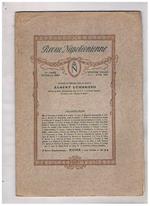 Revue Napoleonienne n° 4 avril 1909. Alcini art. in francese e altri in italiano