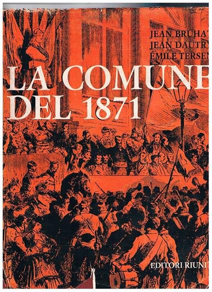 La comune del 1871 - Jean Bruhat - copertina