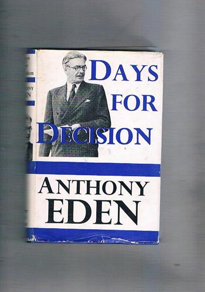 Days for Decision - Anthony Eden - copertina