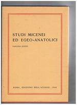Studi micenei ed egeo-anatolici. Fasc. V, e vol. XXVI della coll. Incunabula Graeca