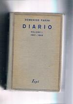 Diario. Volume I° (1891-1895). A cura di Emilio Morselli