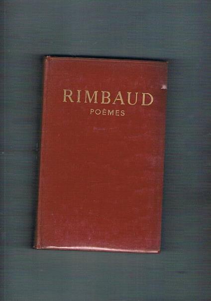 Poemes - Arthur Rimbaud - copertina