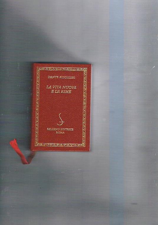 La vita nuova-Le rime - Dante Alighieri - copertina
