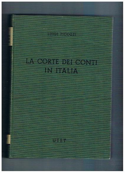 La Corte dei Conti in Italia - Luigi Picozzi - copertina