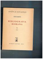 Bibliografia Romana IX 1953
