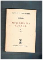 Bibliografia Romana X 1954