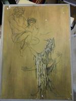 Satiricon introduzione e versione italiana di G. A. Cibotto. Tavole di fabrizio Clerici. Testo anche in latino