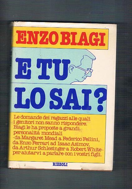 E tu lo sai? - Enzo Biagi - copertina