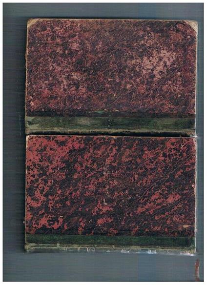 L' arte di scrivere in prosa per esempii e per teoriche ovvero Istituzioni di eloquenza di Basilio Puoti. Edizione assistita da Pietro Thouar. In due volumi Vol. I°-II° - Basilio Puoti - copertina