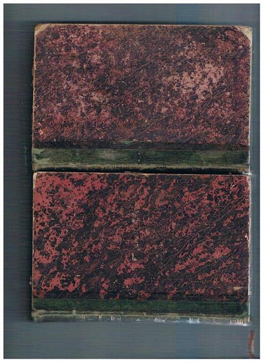 L' arte di scrivere in prosa per esempii e per teoriche ovvero Istituzioni di eloquenza di Basilio Puoti. Edizione assistita da Pietro Thouar. In due volumi Vol. I°-II° - Basilio Puoti - copertina