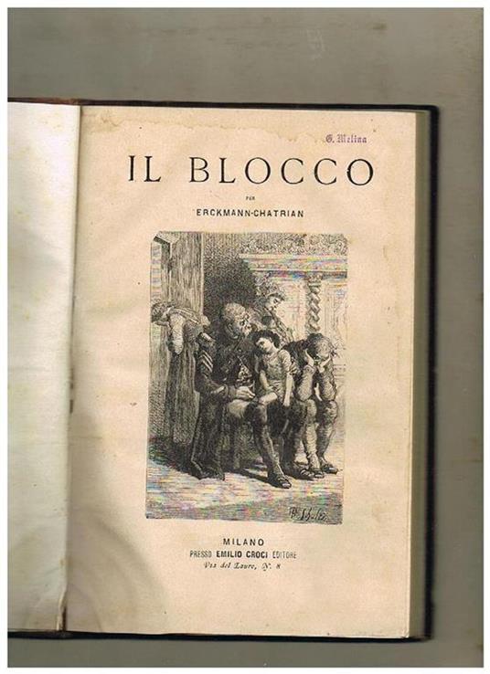 Il blocco - copertina