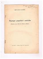 Stampe popolari antiche possedure dalla biblioteca Estense di Modena. Estratto dal Folklore Italiano