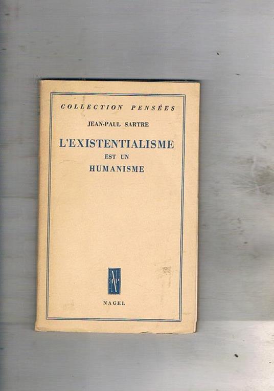 L' existentialisme est un humanisme - Jean-Paul Sartre - copertina