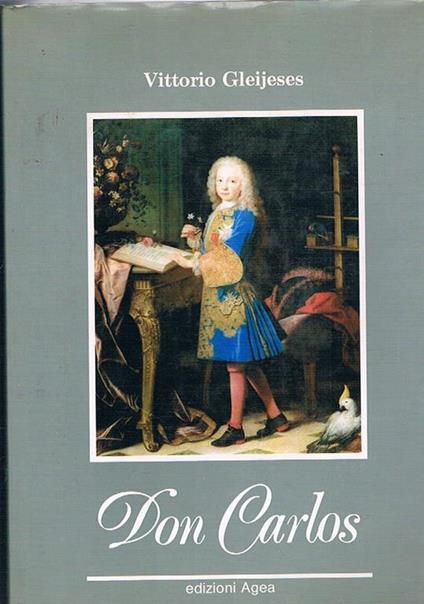Don Carlos - Vittorio Gleijeses - copertina