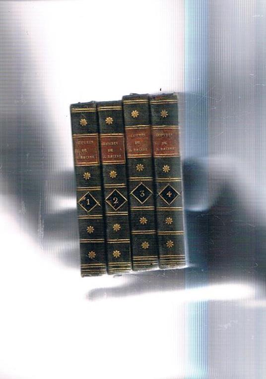 Oeuvre de Jran Racine. Tomi quattro su cinque manca il 5° - Jean Racine - copertina