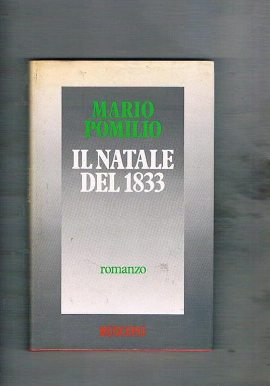 Il Natale del 1833 - Mario Pomilio - copertina
