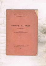 Stesicoro da Imera. Conferenza alla società per la lettura popolare