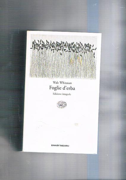 Foglie d'erba - Walt Whitman - copertina