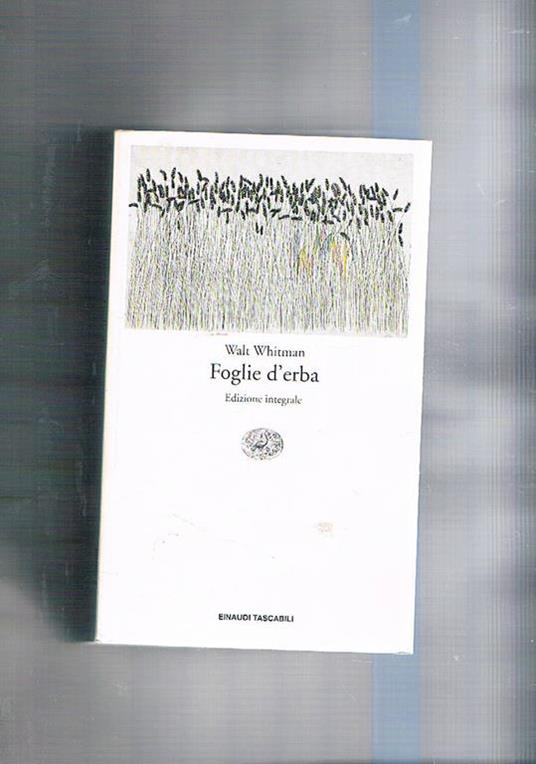 Foglie d'erba - Walt Whitman - copertina