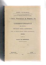 Correspondance des nonces Gesualdo, Morra, Sanseverino aven la secretairerie d'etat pontificale (1615-1621). Analecta vaticano-belgica