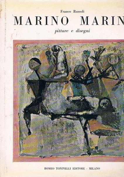 Marino Marini pitture e disegni - Franco Russoli - copertina