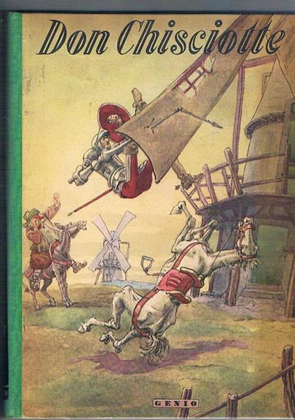 Don Chisciotte, a cura di Francesco Perri e con ill. di Gustavino - Miguel de Cervantes - copertina