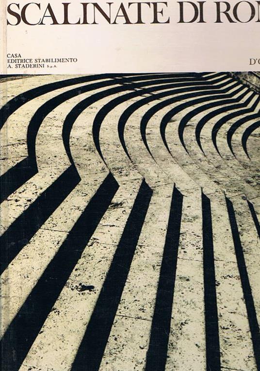 Scalinate di Roma - Cesare D'Onofrio - copertina